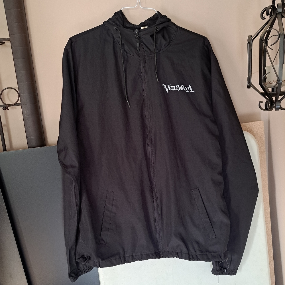 Veil of Maya (Blue Ridge Rock Fest act 2023) Black Windbreaker Jacket sz 2XL